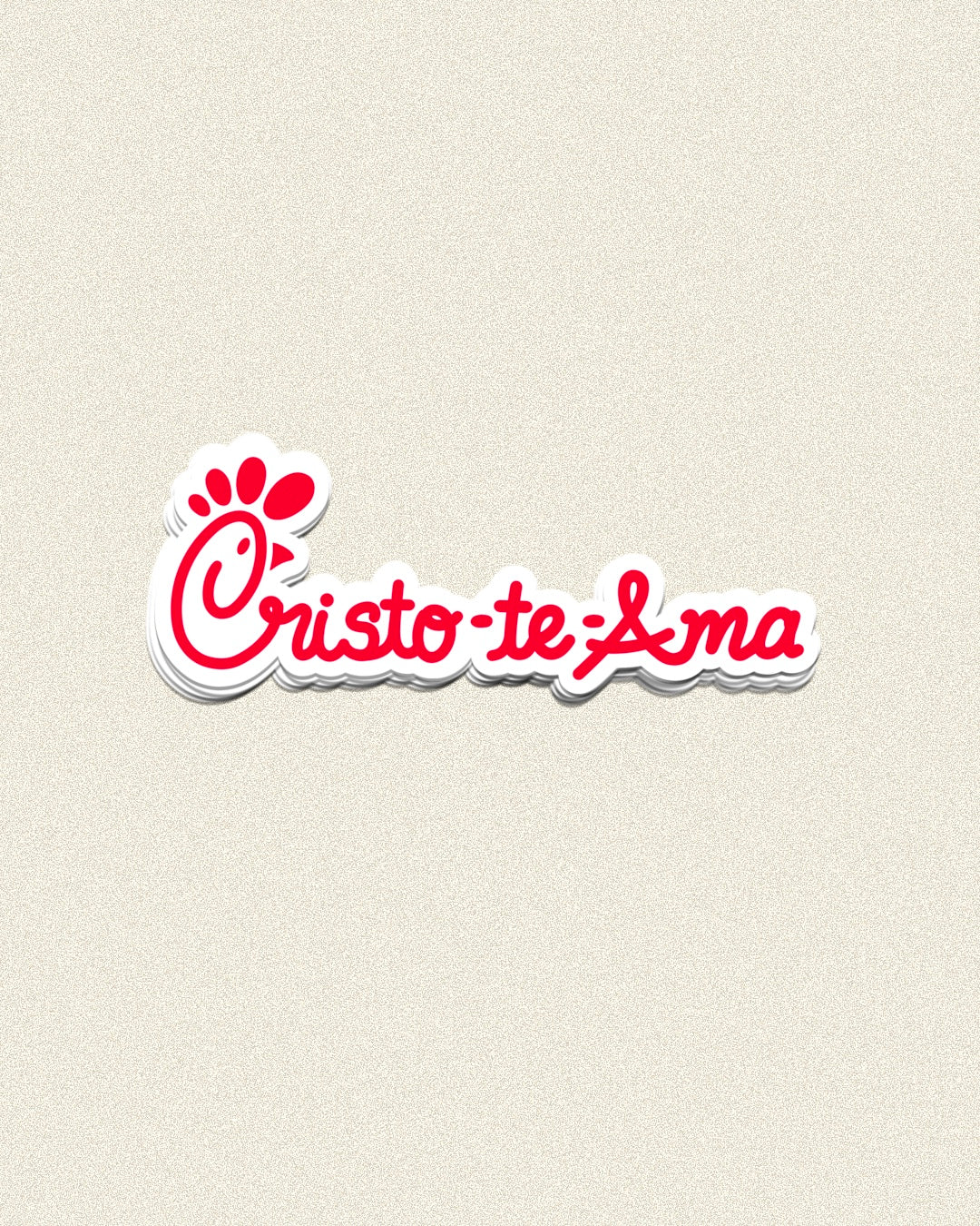 CRISTO TE AMA-STICKER